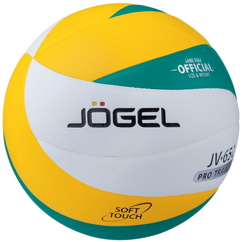 Мяч волейбольный JOGEL 34270, 5 размер, белый, зеленый купить по ...