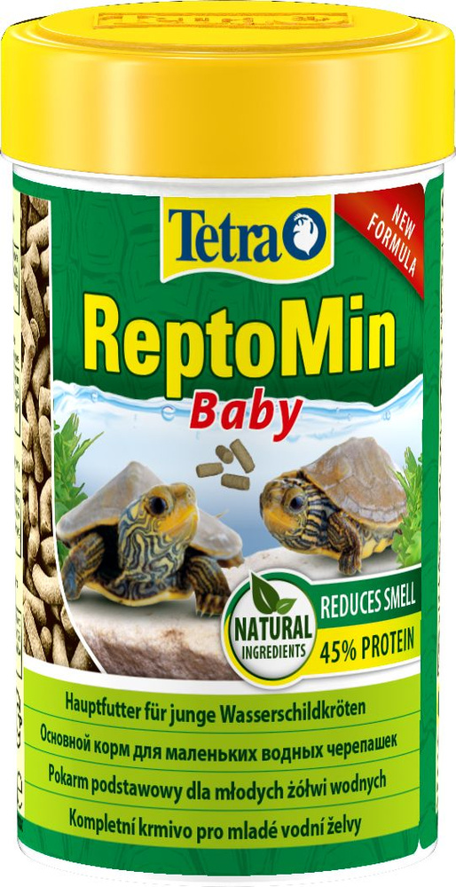 Сухой корм для маленьких черепах Tetra ReptoMin Baby 100 мл #1