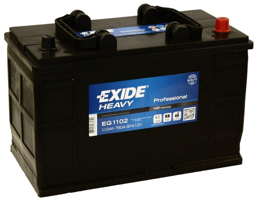 Аккумулятор автомобильный EXIDE Professional EG1102 купить по выгодной ...
