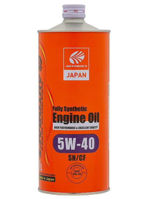 Масло моторное Autobacs ENGINE OIL API SN/CF 5W-40 Синтетическое ...