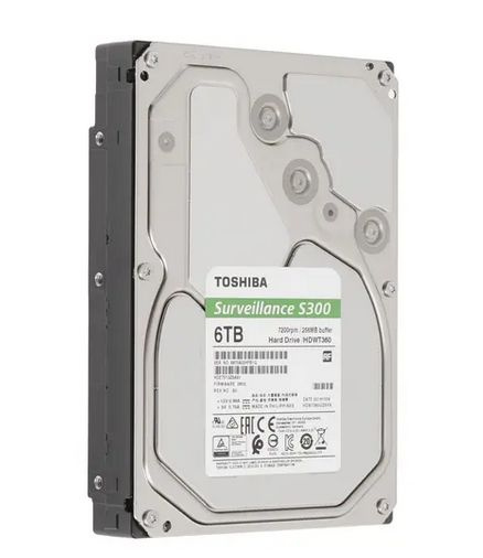 Toshiba 6 ТБ Внутренний жесткий диск S300 Surveillance (HDWT360UZSVA) (HDWT360UZSVA)  #1