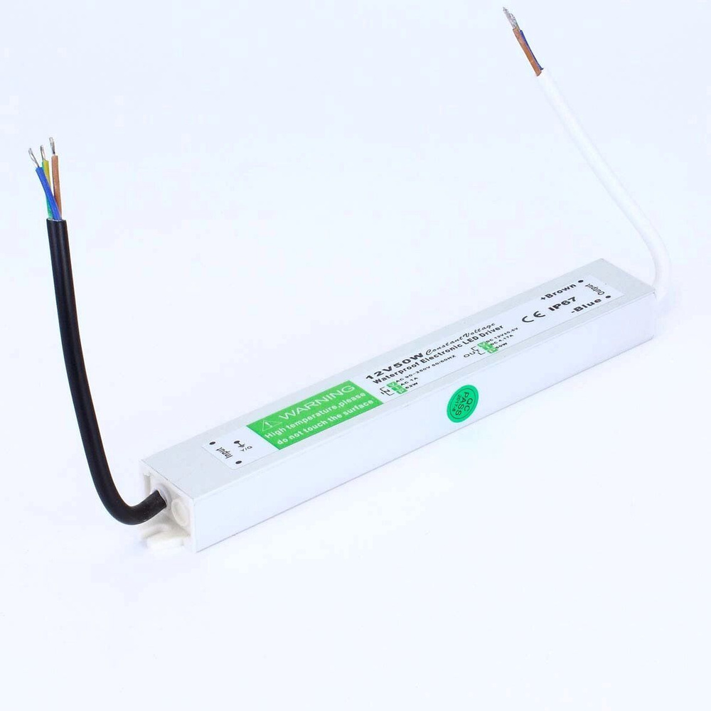 Блок питания для светодиодной ленты FEROSVET, 12В, 50 Вт, IP67 - купить ...