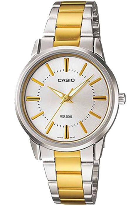 Кварцевые женские наручные часы Casio Collection LTP-1303SG-7A на металлическом браслете  #1