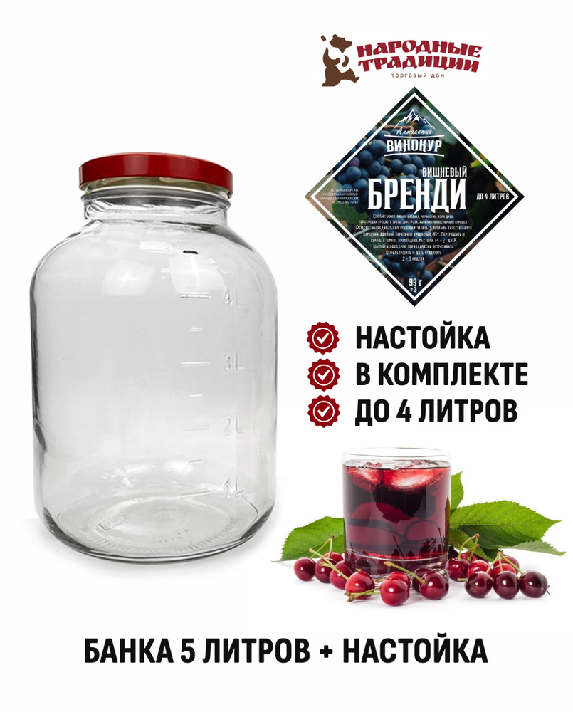 Банка для продуктов универсальная Домашний Продукт, 5000 мл - купить по  выгодным ценам в интернет-магазине OZON (884258921)