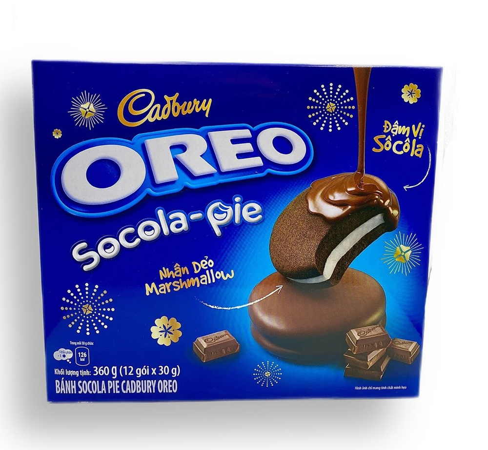 Бисквитное пироженое Oreo Choco Pie / Орео Чокопай 360гр. (Вьетнам ...