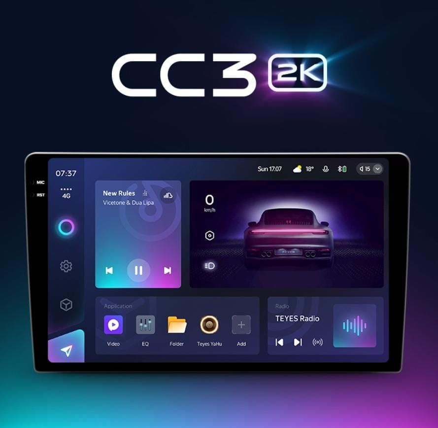 Магнитола TEYES CC3 2K 4/64ГБ 10 ДЮЙМОВ (без переходной рамки!) Android ...