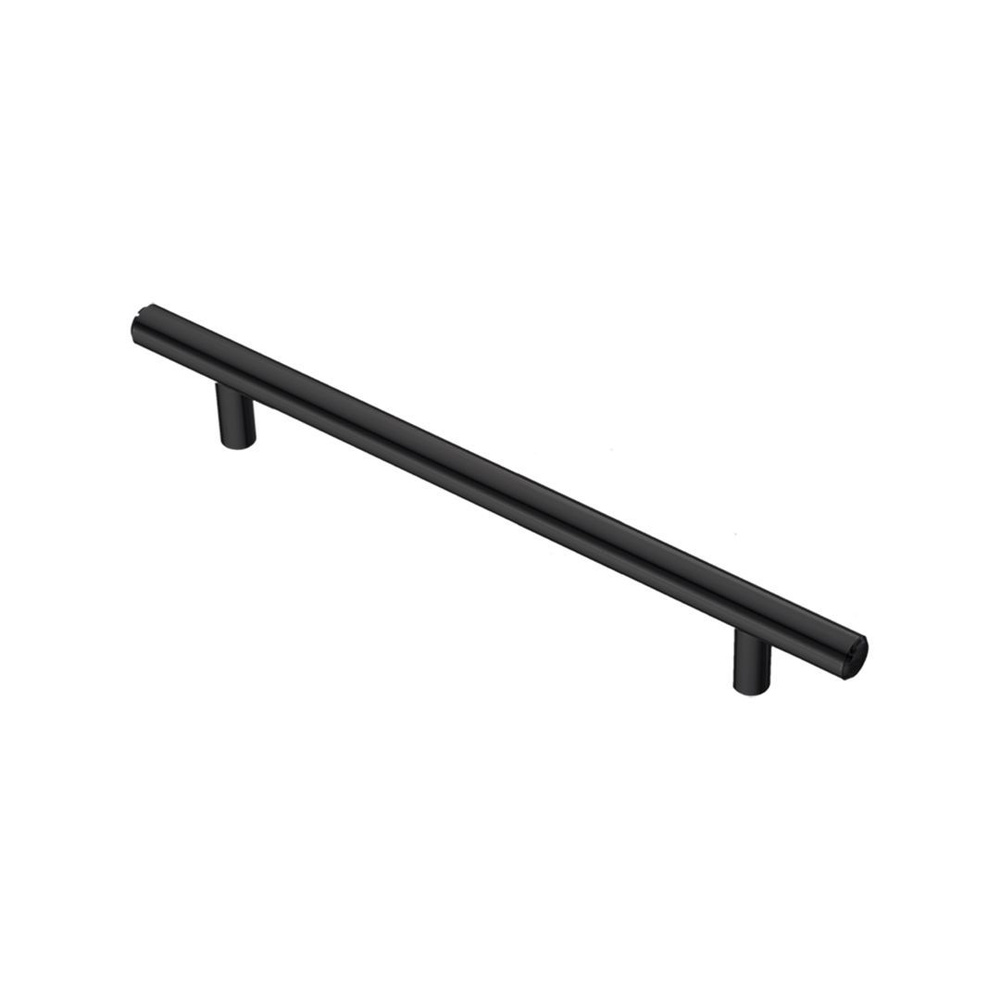 Мебельная ручка, рейлинг, матовый черный, 160 мм, современная классика, минимализм, икеа  #1