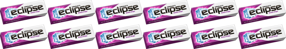 Жевательная резинка Eclipse Лесные Ягоды без сахара 13,6 г, комплект: 12 упаковок по 13.6 г  #1