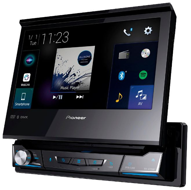 Pioneer Автомагнитола, 1 DIN - купить с доставкой по выгодным ценам в ...