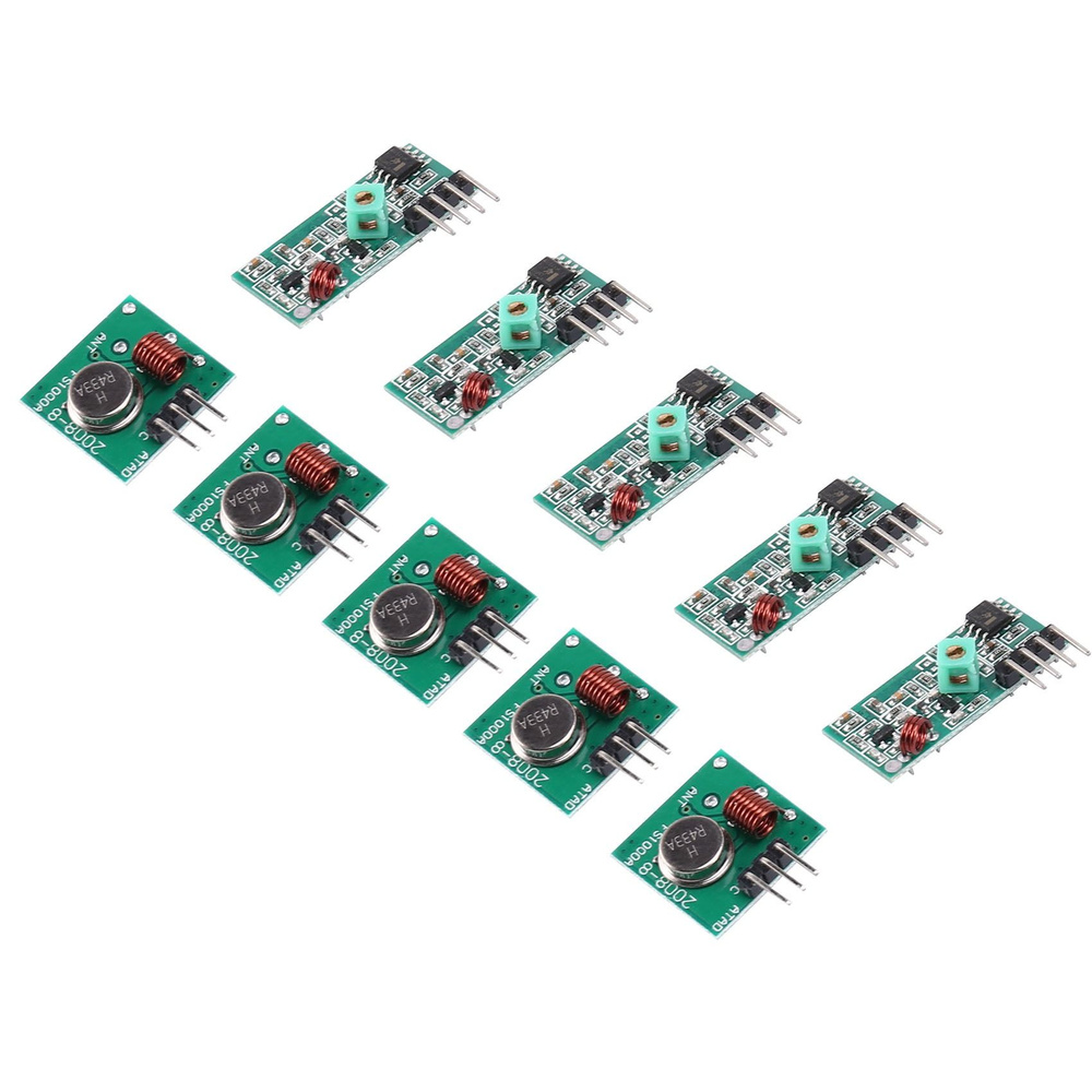 5 Pai, 433 МГц, комплект радиочастотных передатчиков и модулей ...