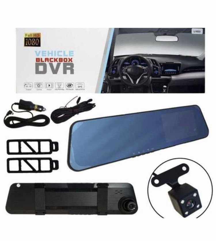 Видеорегистратор-зеркало Vehicle Blackbox Blackbox DVR FULL HD 1080-2 ...
