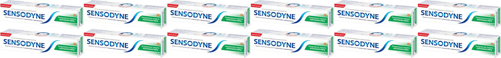 Зубная паста Sensodyne Морозная мята, комплект: 12 упаковок по 75 мл  #1