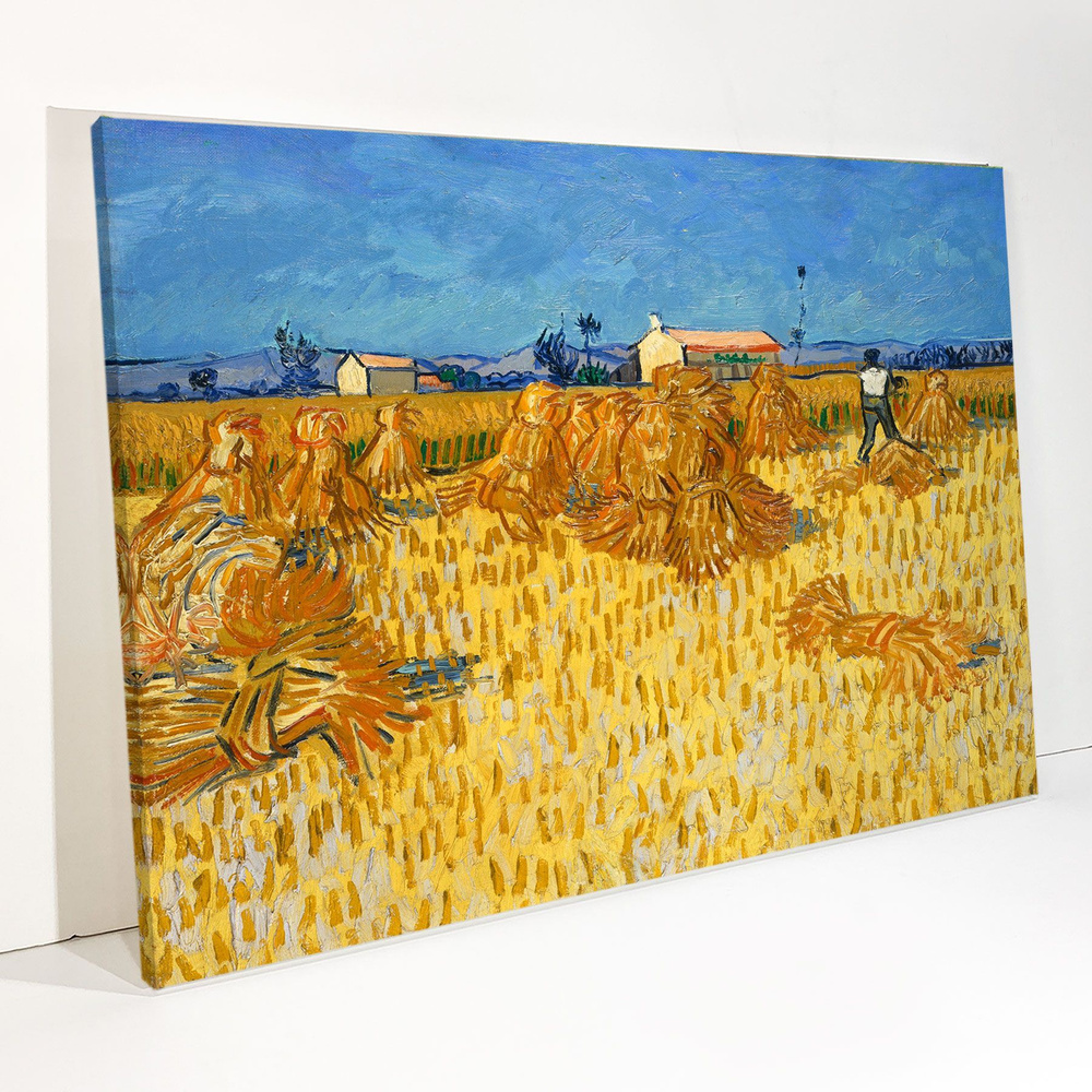 Картина Урожай в Провансе Ван Гог - на холсте 90х70см купить c ...