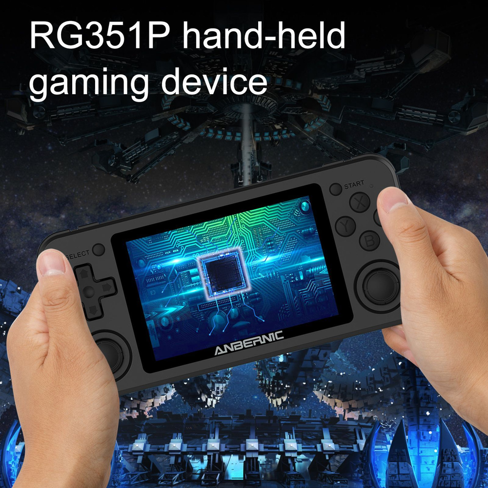 RG351P игровая консоль PSP с открытым исходным кодом GBA HD remote sensing  128G - купить с доставкой по выгодным ценам в интернет-магазине OZON  (921760558)