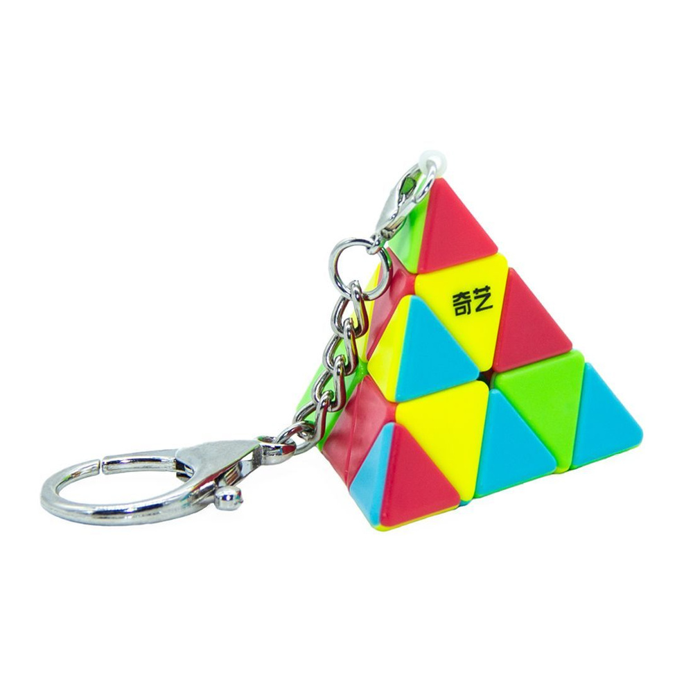 Брелок пирамидка QiYi Pyraminx keychain / Головоломка для подарка ...