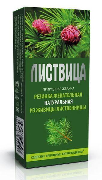 Смолка жевательная Алтайский нектар лиственничная Листвица 4шт  #1