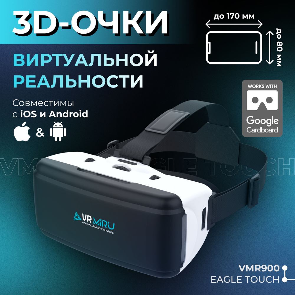 Очки виртуальной реальности для смартфонов MIRU Eagle Touch VMR900 для iOS и Android  #1