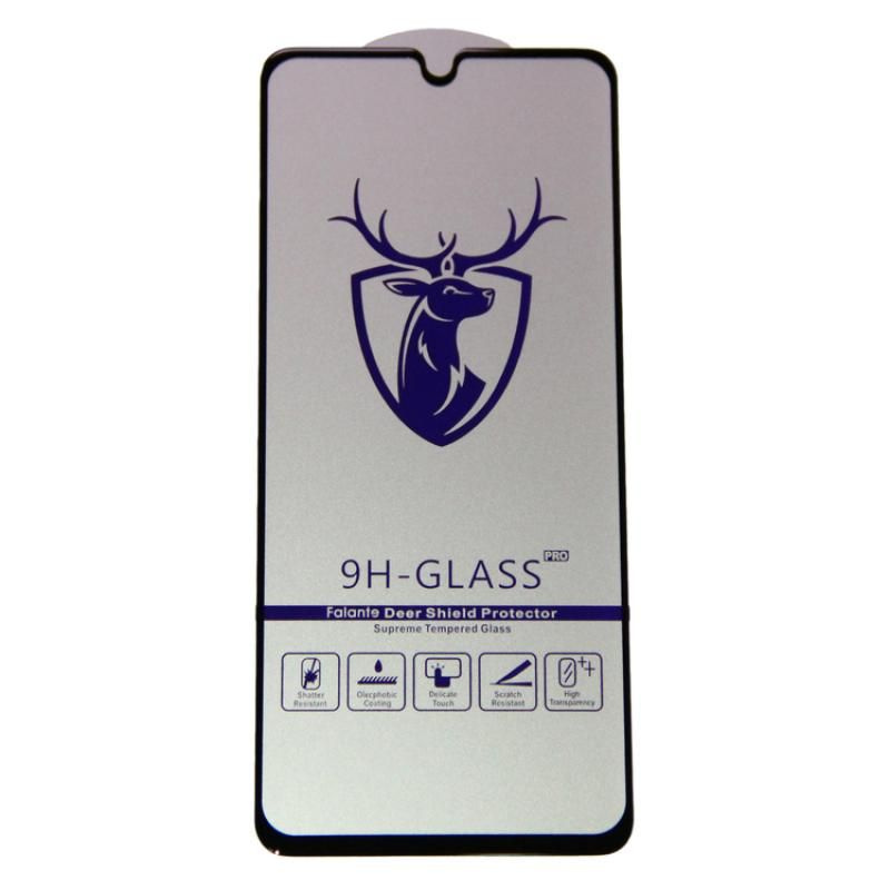 Защитное стекло для Samsung SM-A336B (Galaxy A33 5G) (2,5D/закаленное, полная наклейка) <черный> в блистере #1