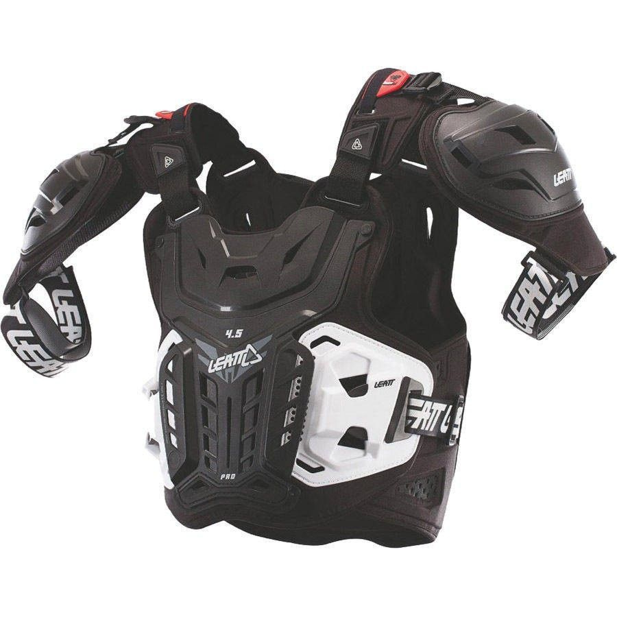 Мотозащита Черепаха LEATT Chest Protector 4.5 Pro мужская, Black (70-90 кг) (размер OS)  #1