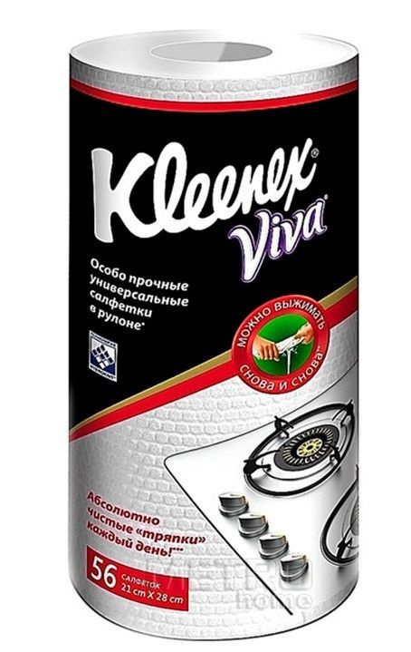 Салфетки Kleenex Viva универсальные в рулоне, 1 шт. #1