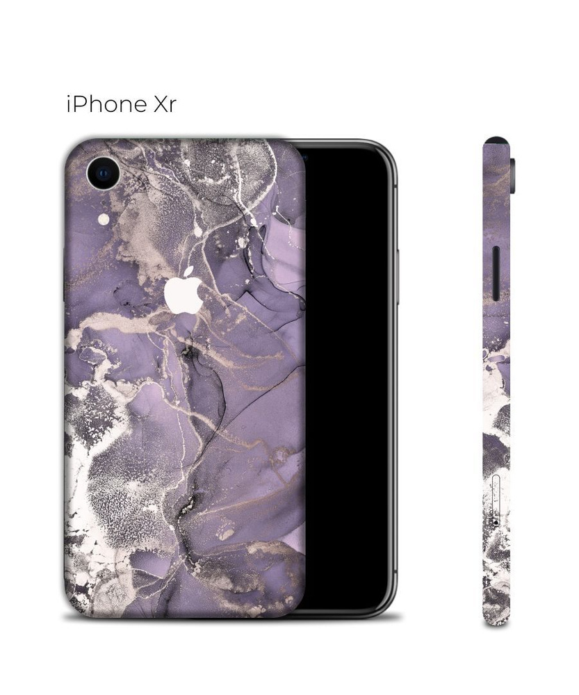 Защитная пленка на Айфон Икс Эр с защитой краёв / Виниловая наклейка на ...