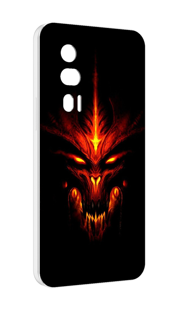 Чехол-бампер MyPads для Xiaomi Redmi K60 с рисунком diablo-3-диабло, противоударный, силиконовый  #1