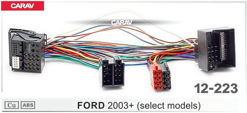 ISO - Переходник для магнитол (питание + акустика): CARAV 12-223: FORD 2003+ (select models)  #1