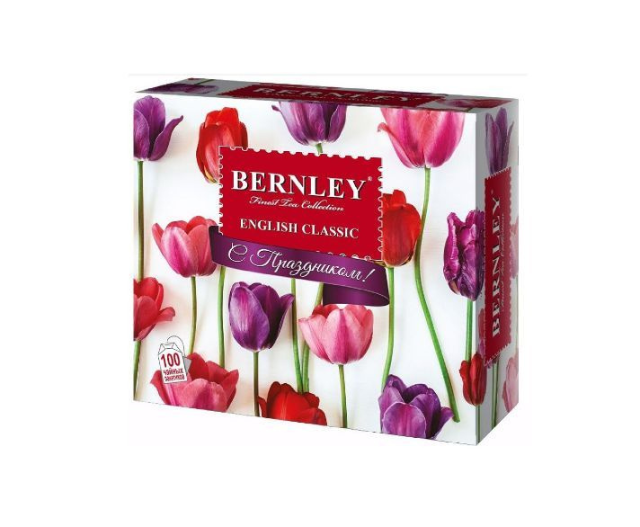 Bernley Чай "ENGLISH CLASSIC", 100 пак х 2 гр - купить с доставкой по ...