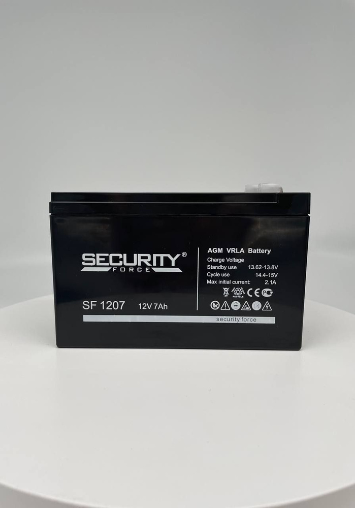Security force sf 1207 12в. Аккумуляторная батарея security force sf 1207. аккумулятор 12в 7а.ч security force sf 1207. аккумулятор security force sf1207 характеристики. siltech аккумулятор sps 1207 12v7ah.