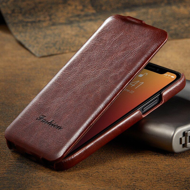 Роскошный чехол из воловьей кожи для iPhone 12 и iPhone 12 Pro с ...