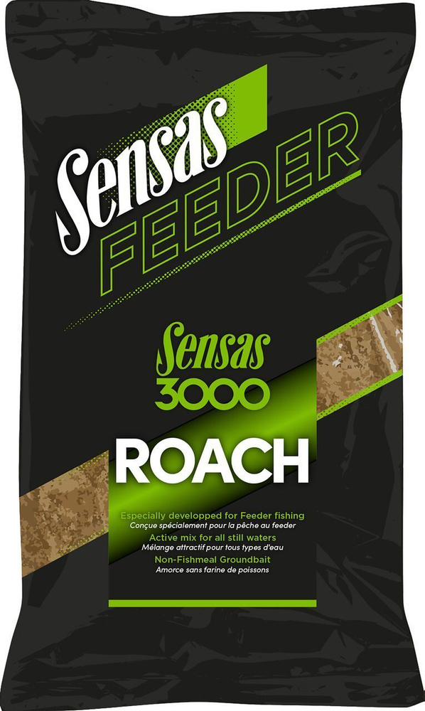 Прикормка Плотва Sensas всесезонная 3000 Feeder ROACH 1кг SE-43719 #1