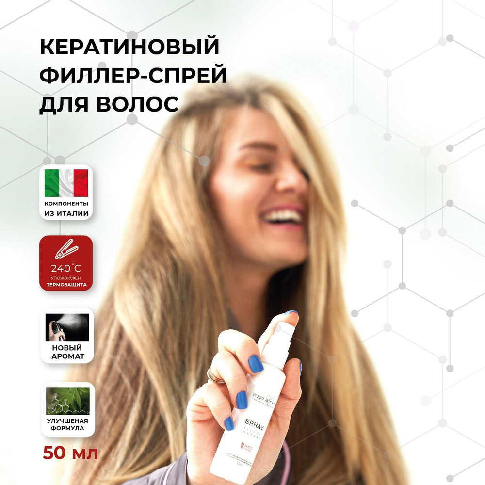 Olesia Kotova Филлер для волос, 50 мл - купить с доставкой по выгодным ...