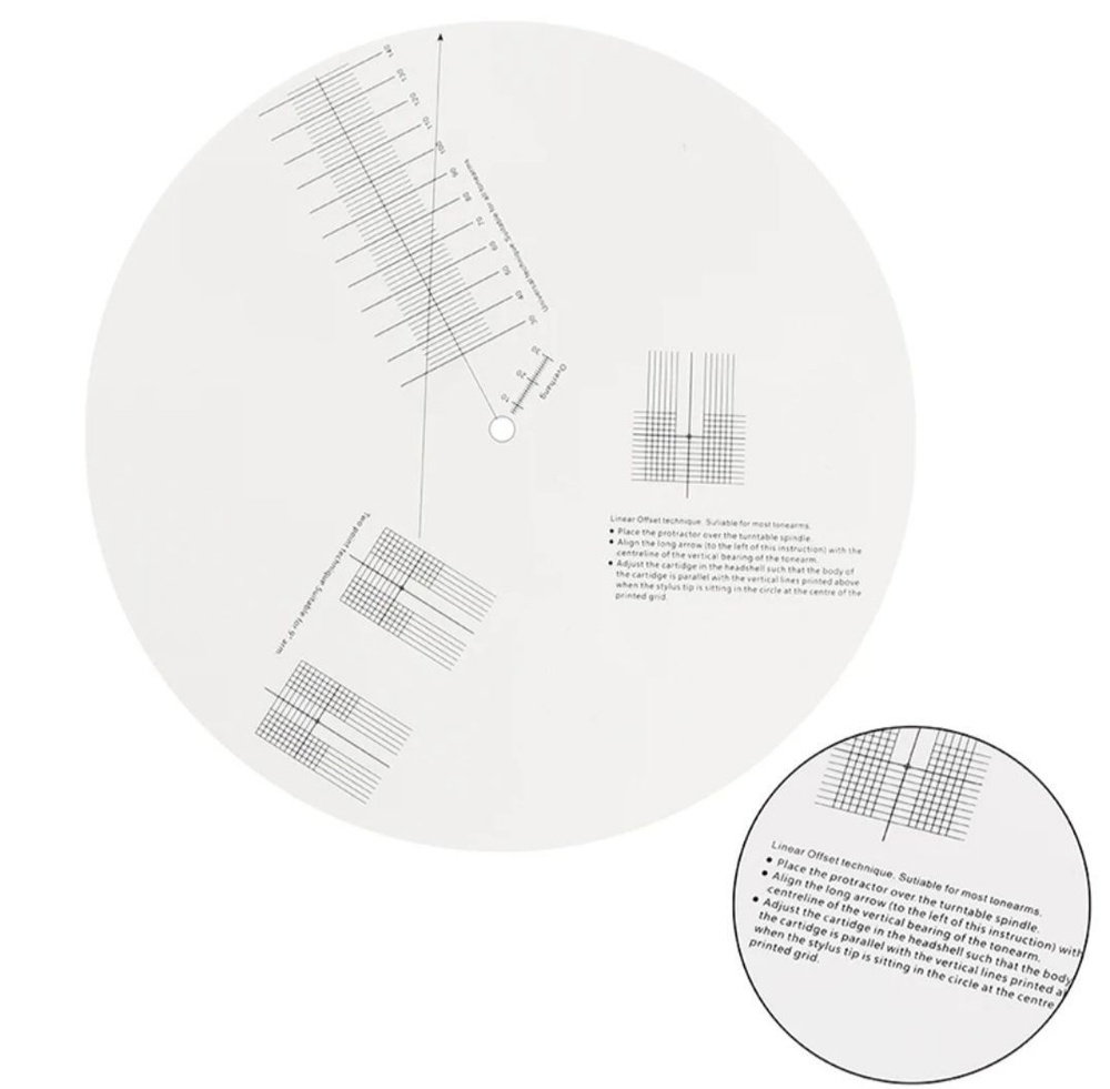 Калибровочный диск для настройки тонарма по низкой цене с доставкой в ...