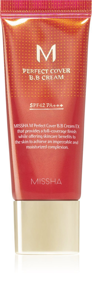 Missha M Perfect Cover - BB-крем с очень высоким УФ-фильтром, маленькая ...