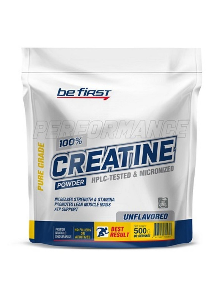 Креатин Моногидрат Creatine Monohydrate powder unflavored Be first 500 ...