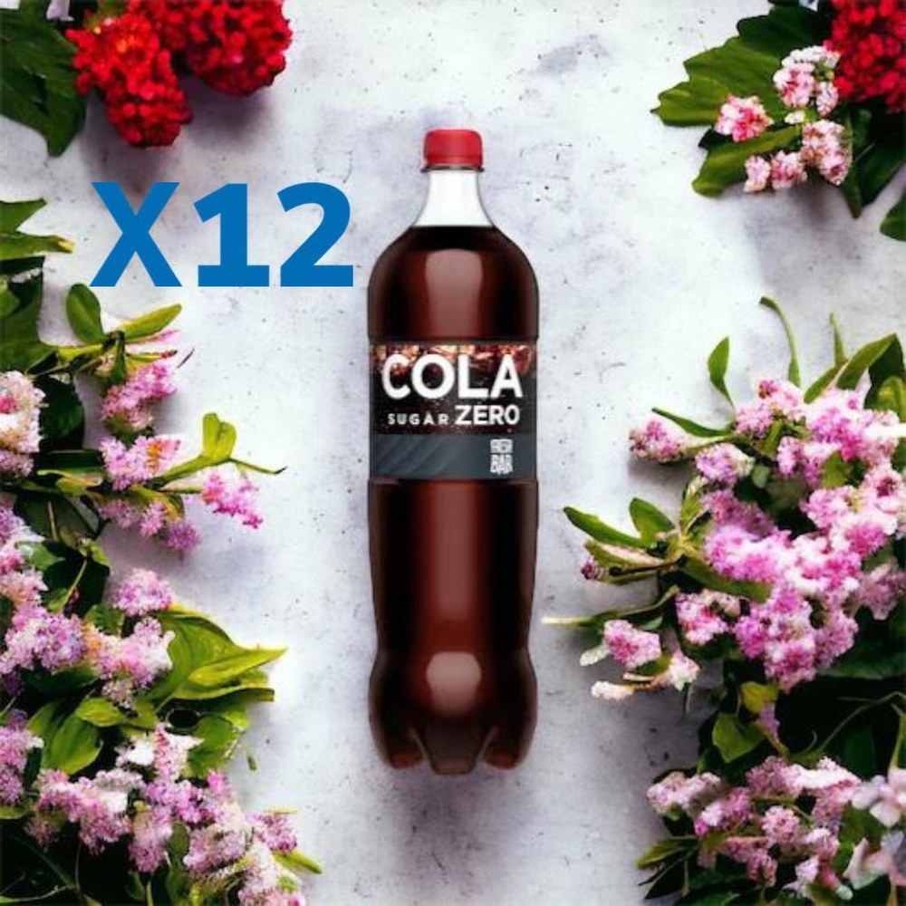 Газированный напиток FRESH BAR COLA SUGAR ZERO 1.5л, 12 шт. - купить с ...