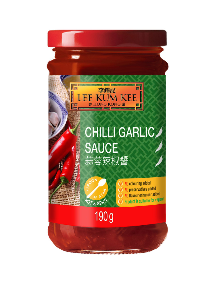 Соус Чили с чесноком Lee Kum Kee, Китай, 190г - купить с доставкой по ...
