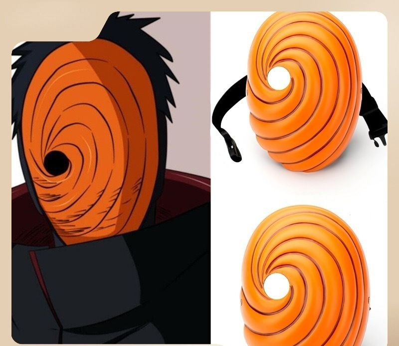 маска карнавальная Наруто Учиха Обито 24*17cm - купить по доступным ...