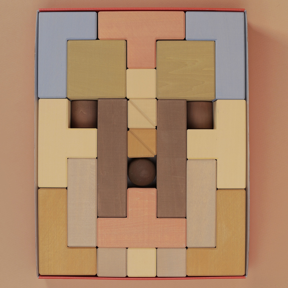 Детский деревянный конструктор "Зверотетрис" Радуга Грез  #1