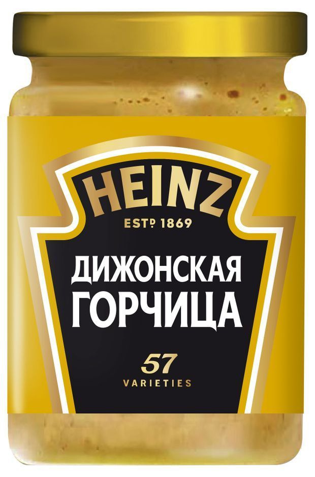 Горчица Heinz Дижонская, 184 г, 1 шт #1