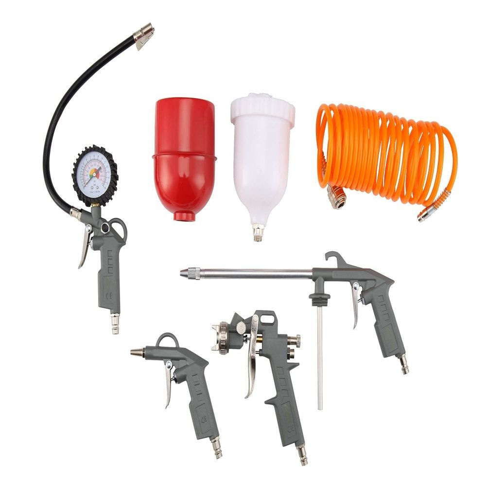 Набор пневматических инструментов для воздушного компрессора (5 предметов)  #1
