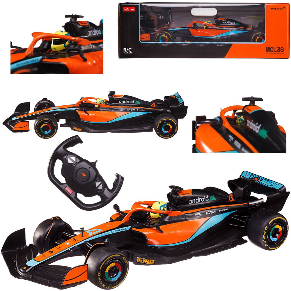 Машина р/у 1:12 Формула 1, McLaren F1 MCL36, 1:14 , 2,4G, цвет