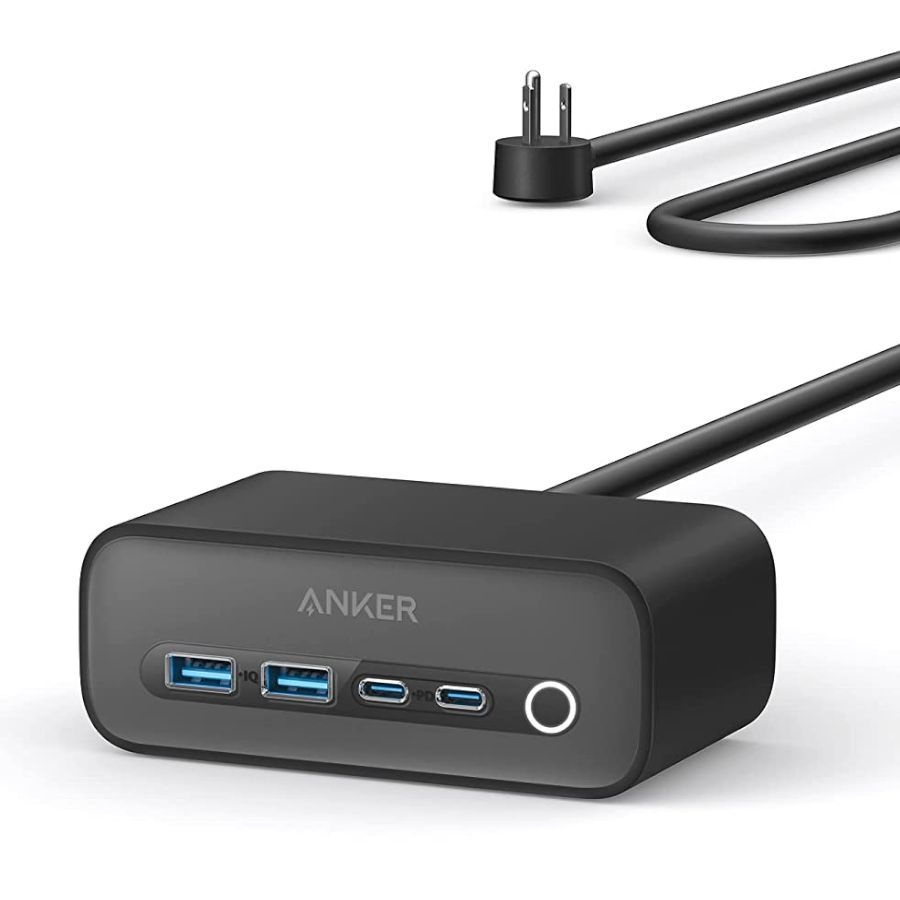 Сетевое зарядное устройство Anker 525 Charging Station, 7-in-1 USB-C Power  Strip для iphone13/14, 65 Вт, USB 2.0 Type-A, USB Type-C, Power Delivery,  Quick Charge 2.0 - купить по выгодной цене в интернет-магазине