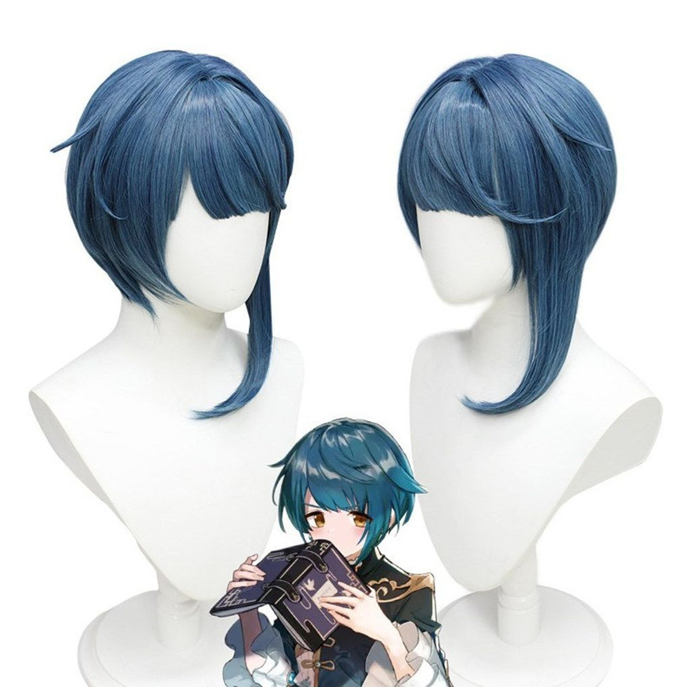 Anime Manga Game Genshin Impact Xingqiu Halloween Carnival Party Cosplay  Wig мультфильм аниме косплей парик - купить по доступным ценам в  интернет-магазине OZON (1517962316)