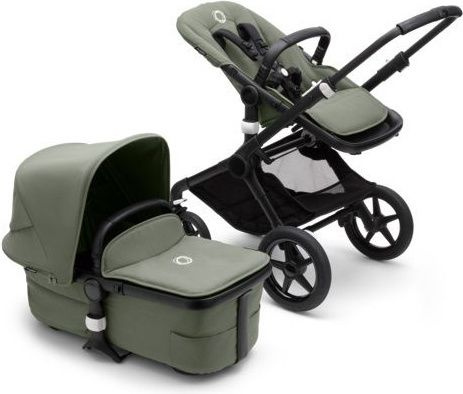 Коляска универсальная 2 в 1 Bugaboo Fox 3 Complete BLACK/FOREST GREEN-FOREST GREEN  #1