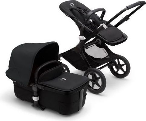 Коляска универсальная 2 в 1 Bugaboo Fox 3 Complete BLACK, MIDNIGHT BLACK #1