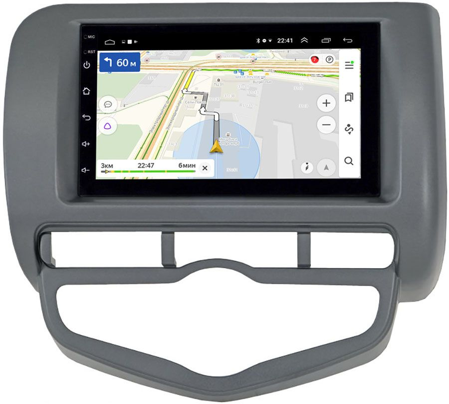 Магнитола в штатное место 2 din Honda Jazz I 2001-2008 (с климатом) (левый руль) OEM на Android 10 (RK7-RP-11-385-259) #1