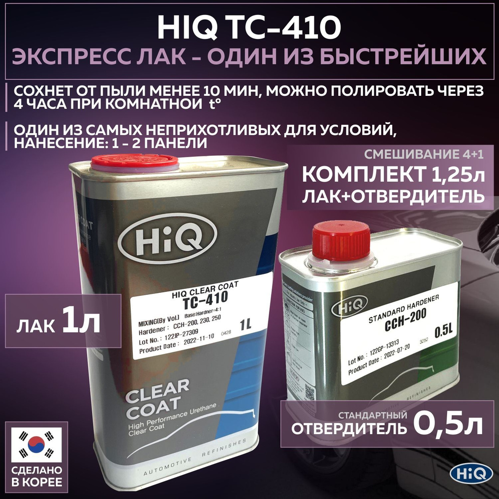 Лак автомобильный HiQ Automotive Refinishes по низкой цене с доставкой в  интернет-магазине OZON (1058582140)