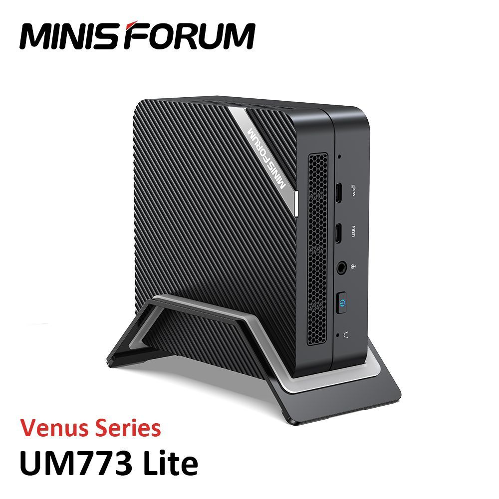 Купить компьютер MINISFORUM UM773 Lite_No RAM No Storage, по низкой цене:  отзывы, фото, характеристики в интернет-магазине Ozon (886575996)