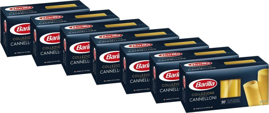 Макаронные изделия Barilla Cannelloni из твердых сортов пшеницы, комплект: 7 упаковок по 250 г  #1